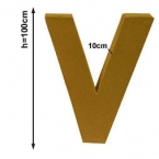Lettre V 1mètre de hauteur