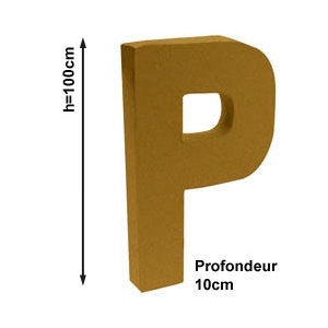 Lettre P 1 mètre de hauteur