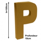 Lettre P 1 mètre de hauteur