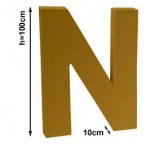 Lettre N 1 mètre de hauteur