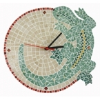 Kit Mosaico artistico orologio fai da te salamandra