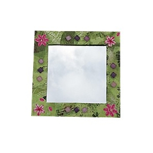 Kit Miroir Décopatch-Fleurs