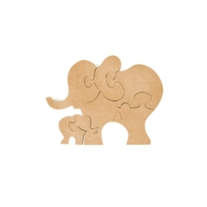 Support puzzle éléphants