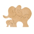 Support puzzle éléphants