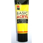 Peinture Acrylique Jaune Marabu 225 ml