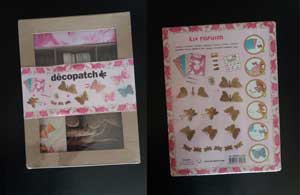 kit papillon decopatch à prix tout doux